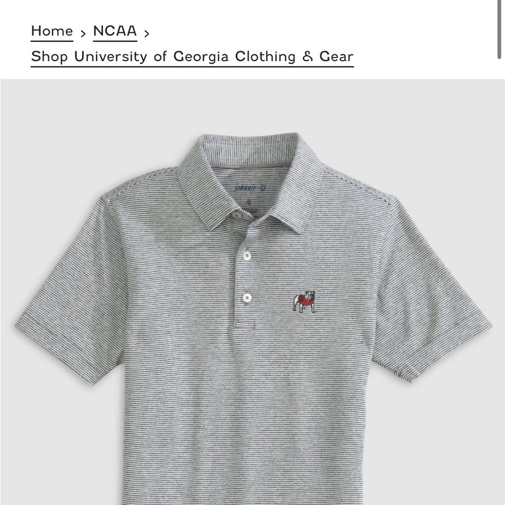 Johnnie-O Georgia Lyndonn Striped Performance Polo